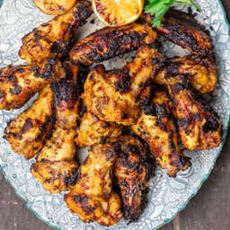 Chicken wings with cumin, lemon & garlic