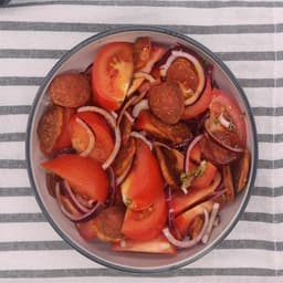 Chorizo & tomato salad