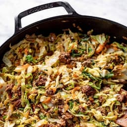 Cabbage with Ground Beef