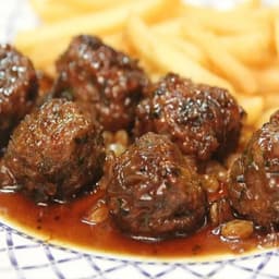 Belgian Meatballs in Liège Syrup Sauce
