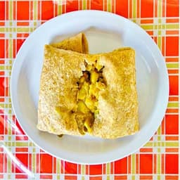 Chicken and Potato Roti