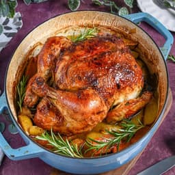 Poulet Roti a l'Algerienne (Algerian Roast Chicken)