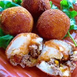 Colombian Style Stuffed Potatoes